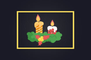 Christmas Decoration Candle Hand Drawn Review