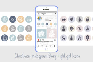 Christmas Instagram Highlight Story Icon: Festive Graphics for Local Brands