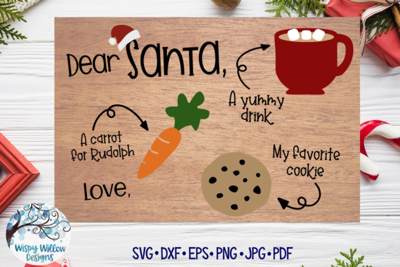 Christmas Santa Tray: A Festive Graphics Asset for Crafts