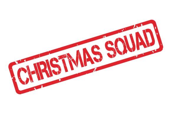 Christmas Squad Rubber Stamp Stencil Graphics & Illustrations
