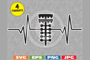 Heartbeat Drag Racing Tree Graphics & Illustrations