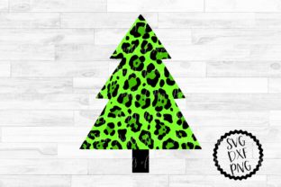 Leopard Print Christmas Tree Graphics & Illustrations