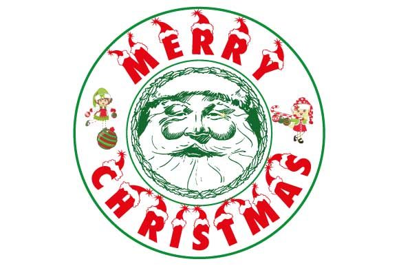 Merry Christmas Greeting Card Element: Graphics & Illustrations Review