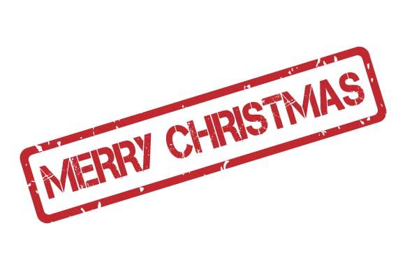 Merry Christmas Rubber Stamp Stencil Graphics Review